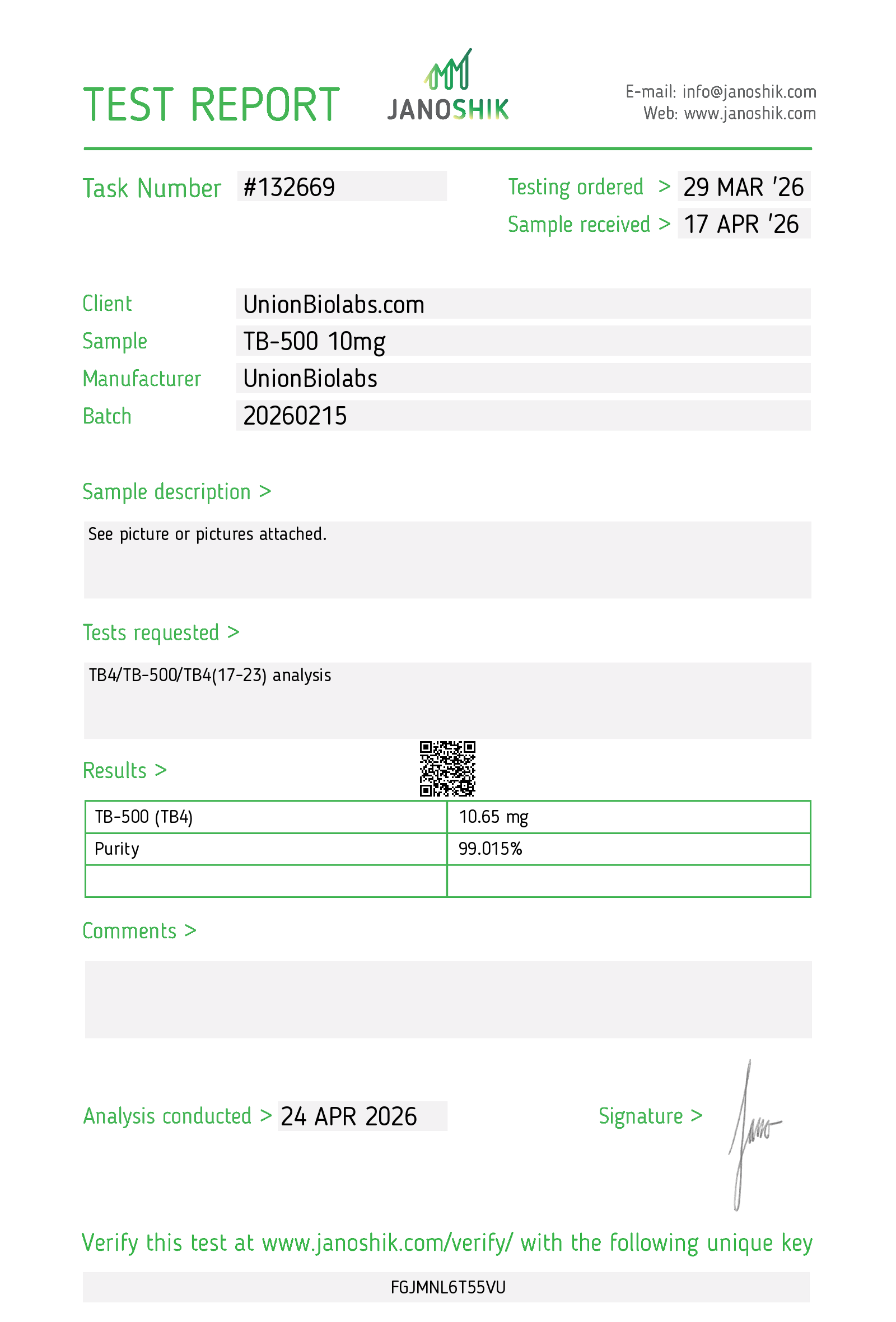 TB-500 10mg - Image 3