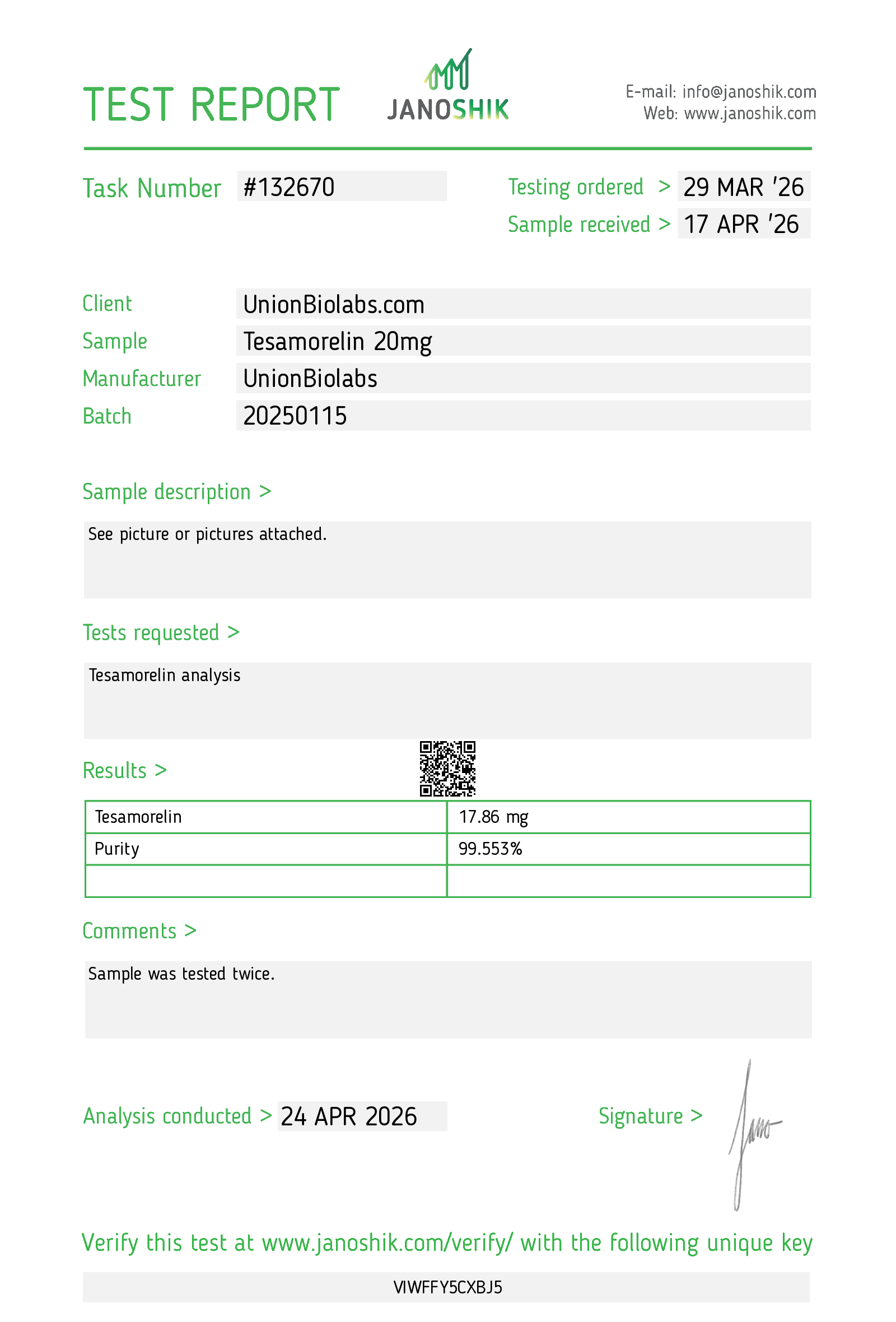 Tesamorelin 10mg - Image 3