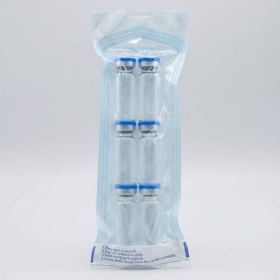 6 × Sterile 10 mL Vials – High‑Quality Borosilicate Glass 20mm neck (Empty)