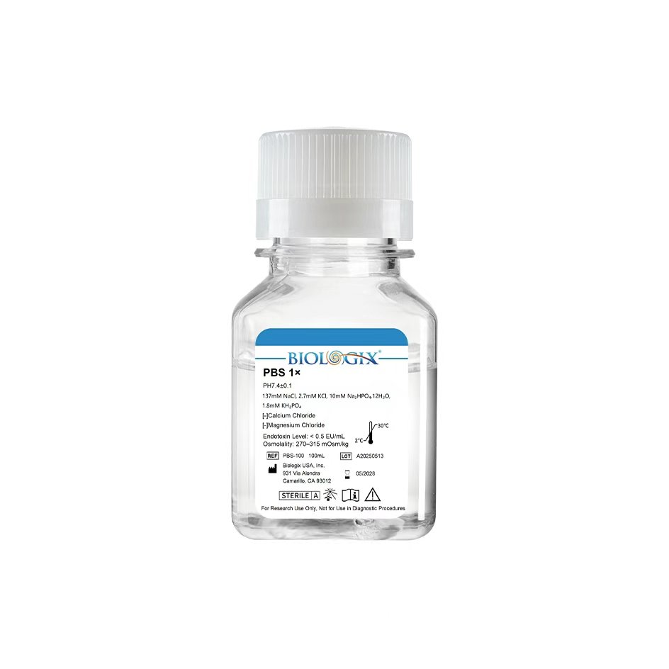 1x Isotonic PBS buffer, pH 7.4, 100mL Bottle